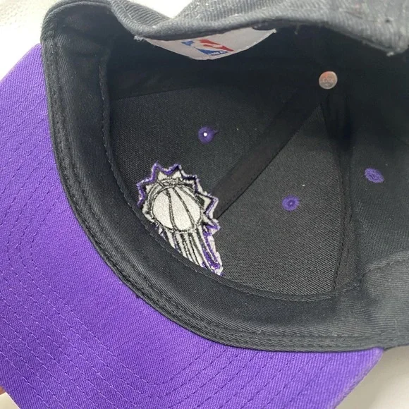 Phoenix Suns Hat Black Purple Strapback Adjustable Cleaned Dad Fan Favorite VGC - Picture 9 of 11